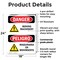 Signmission Moving Machinery Bilingual Danger Sign, Plastic, 18in W x 24in L, 2PK OS-2PACK-DS-P-1824-VS-1453 - alternate 6